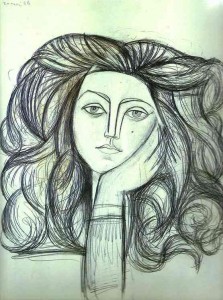 Picasso_ritratto di francoise 1946